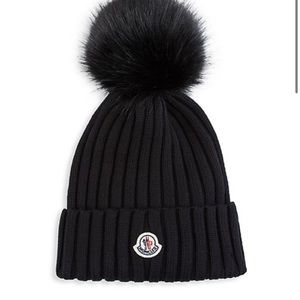 Moncler pom pom beanie